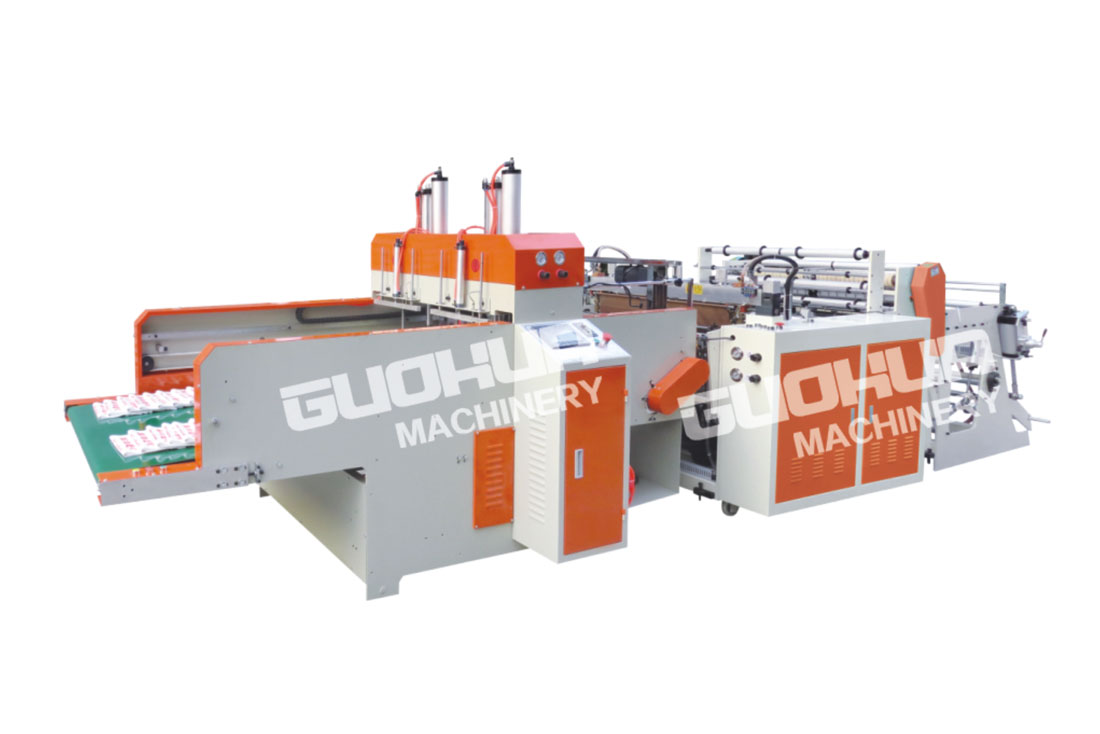 GHDFHQ-400*2C/450*2C/500*2C全自動超高速背心袋制袋機 GHDFHQ-400*2C/450*2C/500*2C全自動超高速背心袋制袋機